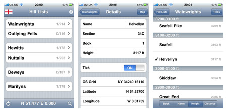 Hill List App